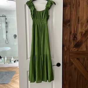 Abercrombie & Fitch Green Maxi Dress